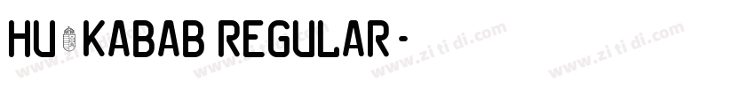 Hu_Kabab Regular字体转换